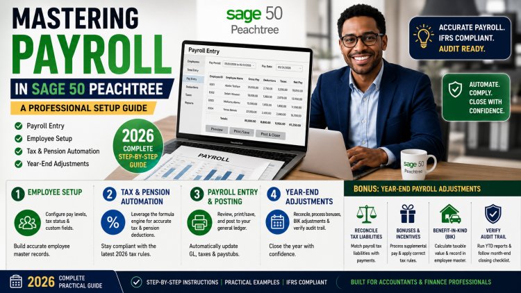 How to Configure and Process Payroll in Sage 50 Peachtree: A Professional Guide