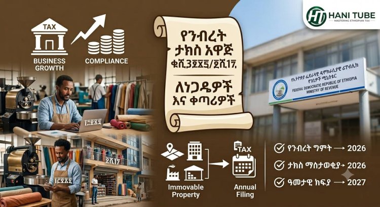 New Property Tax Proclamation No. 1365-2025: What Every Business Owner Needs to Know
